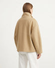 Beige Jacket, back studio view, by Floravincie
