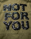 Olive Green Polished Leopard Print Jacket by Floravincie