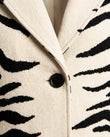 Off-white Animal Print Dress, close-up of animal print, by Floravincie