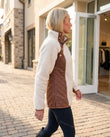 Cream Two-Piece Set, three-quarter brand lifestyle view, by Floravincie