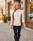 Cream Two-Piece Set, alternate use-case lifestyle view, by Floravincie